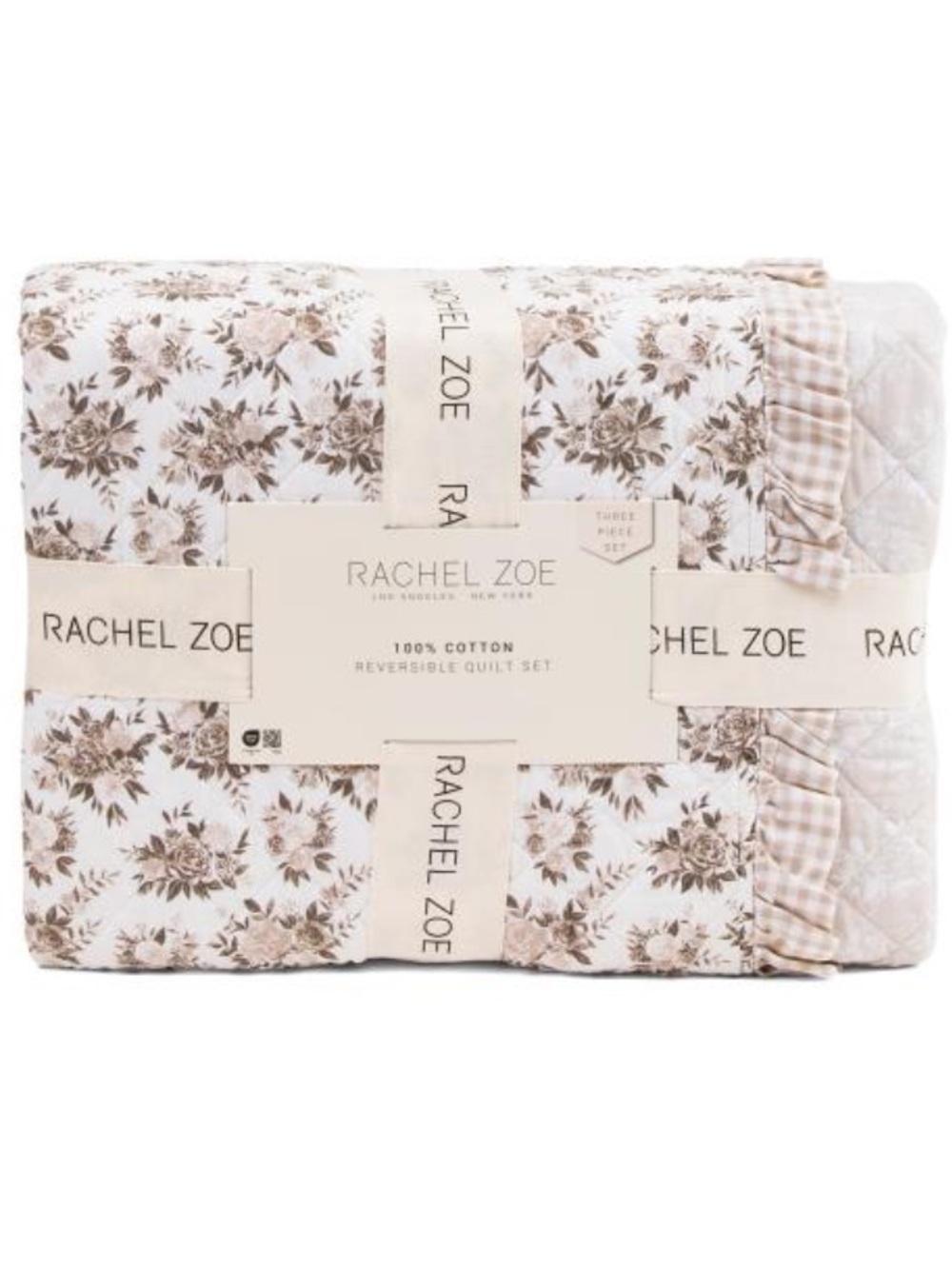Rachel Zoe Floral Reversible Quilt Set